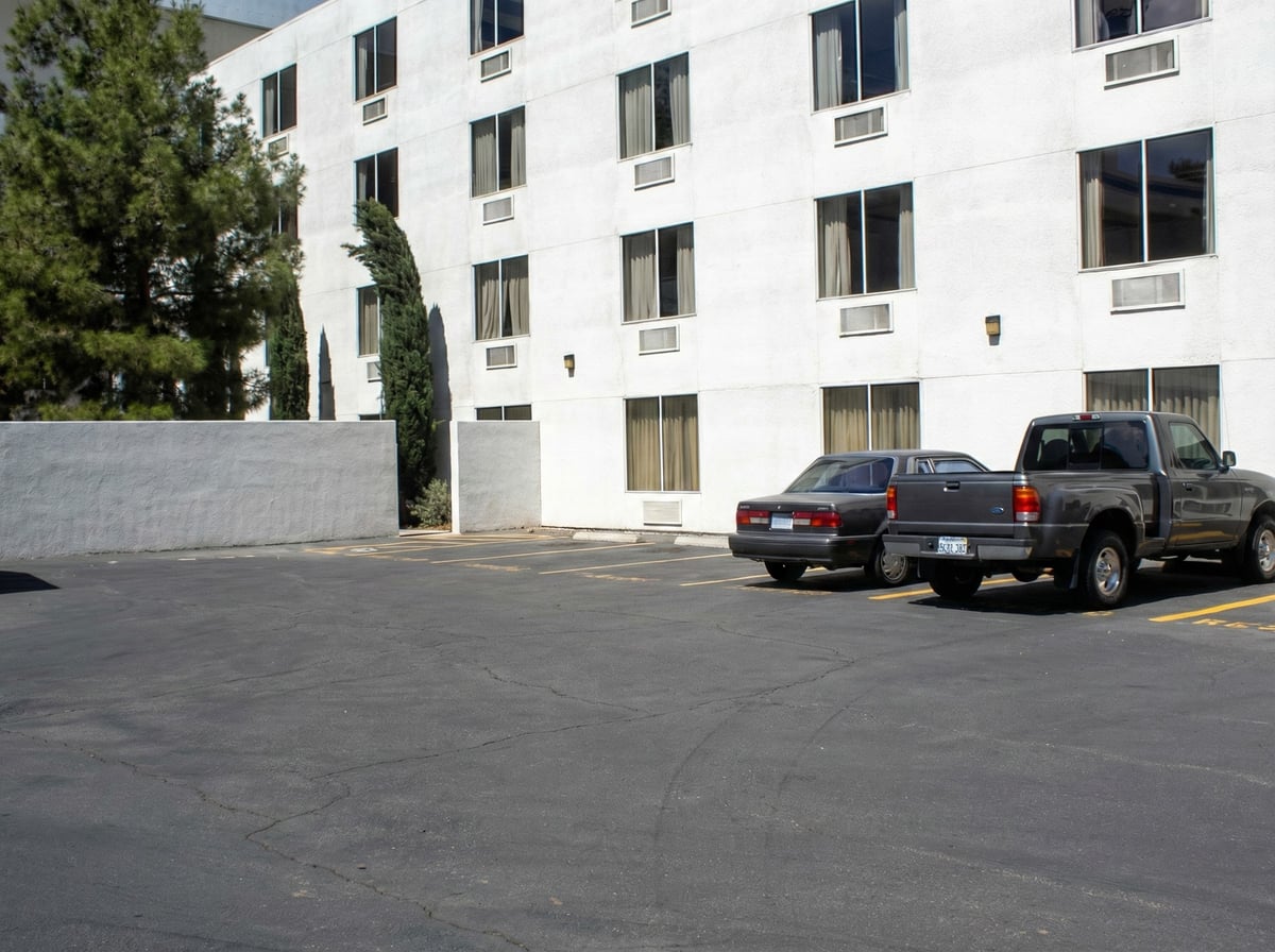 Pool parking area at Nevada Landing